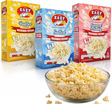 9Pk Microwave Popcorn (9X85G) - Salted, Butter, Sweet & Salt Flavoured Pop Corn