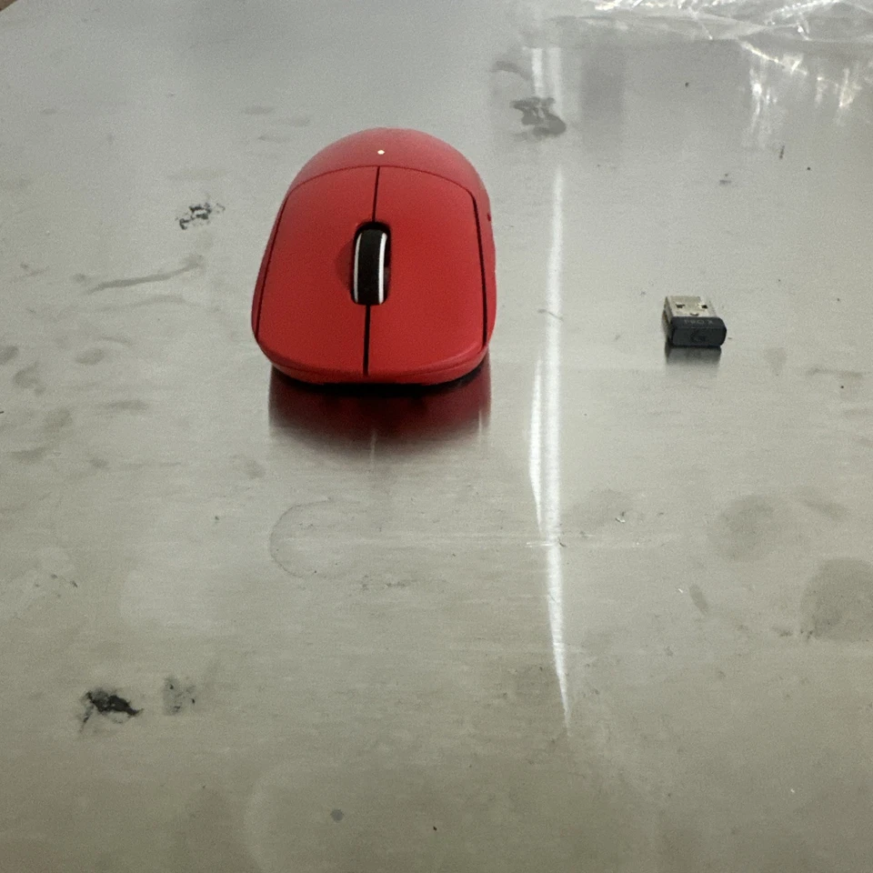 Logitech G PRO X Superlight Wireless Gaming Mouse Red With USB Receiver - Image 4 of 4