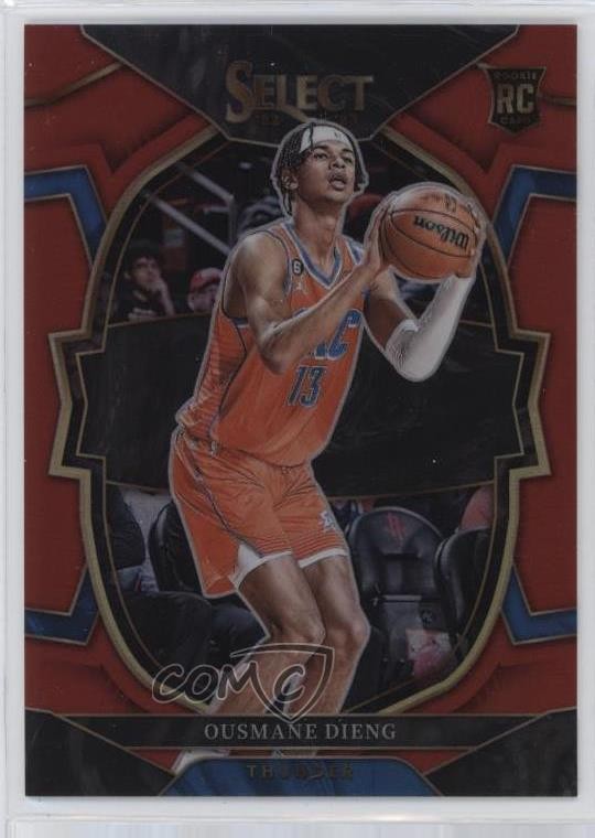 2022-23 Panini Select Concourse Red Prizm 14/199 Ousmane Dieng #76 10j9