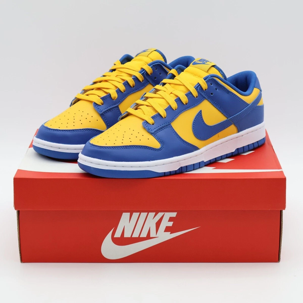 Nike Dunk Low White University Gold | eBay