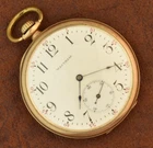 Waltham Pocket Watch, 17 Jewels Gold Filled Open Face Made In USA (7)