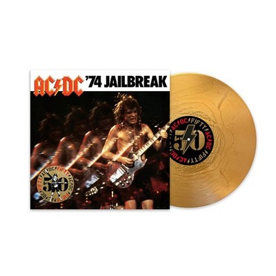 AC/DC '74 Jailbreak (50th Anniversary Edition, Gold Color Vinyl) Records & LPs N