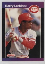 1989 Donruss Barry Larkin (*Denotes on Back) #257 HOF 17xy