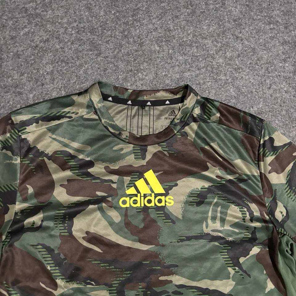 adidas AeroReady Camo Short Sleeve Training Top Men’s Medium - Image 3 of 4