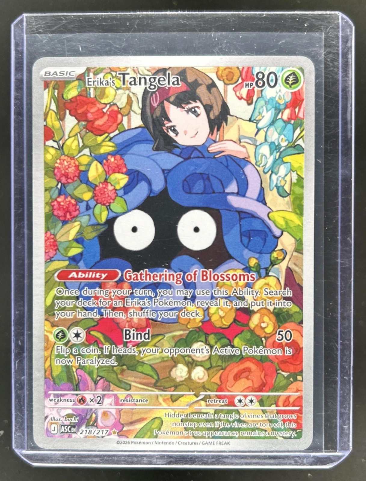 Erika's Tangela - Ascended Heroes #218 Price & Value ($21.49