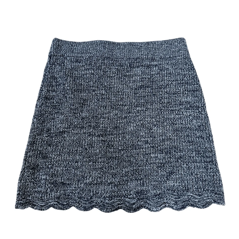 JOIE Detta 100% шерсти мягкий вязаный резинке юбка зубчатый край размер L новый с Ярлыками - Изображение 4 из 4