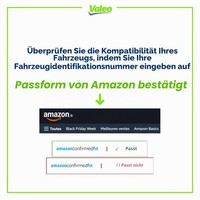 Flachbalkenwischer Valeo Hydroconnect HU40 - 400 Mm - 1 Wischerblatt - Schwarz