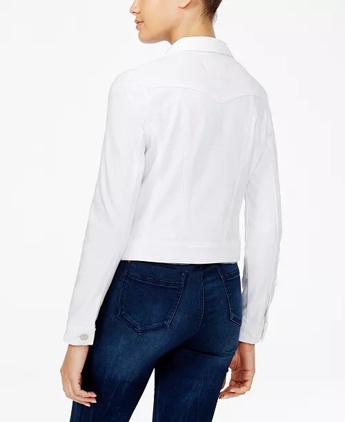 White Jessica Simpson Blue Jean Jacket Sweater Jackets For Women