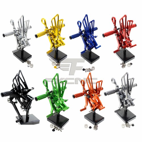 CNC Adjust Front Rearsets Footrest Foot Pegs For BMW S1000RR S1000RR/HP4 09-14 - Picture 2 of 20