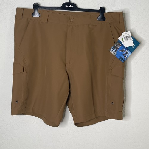 Bimini Bay Outfitters NWT Outdoor Shorts Men Sz 44 Khaki Cargo Pockets