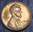 1944 Lincoln Wheat Cent  Gem  BU   Lot F 171