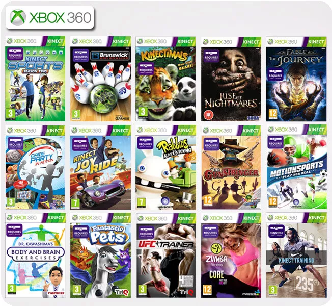 All Kinect Games - Pure Xbox