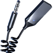 3.5mm Jack Wireless Car Stereo Music Transmitter Receiver Bluetooth AUX Adapter