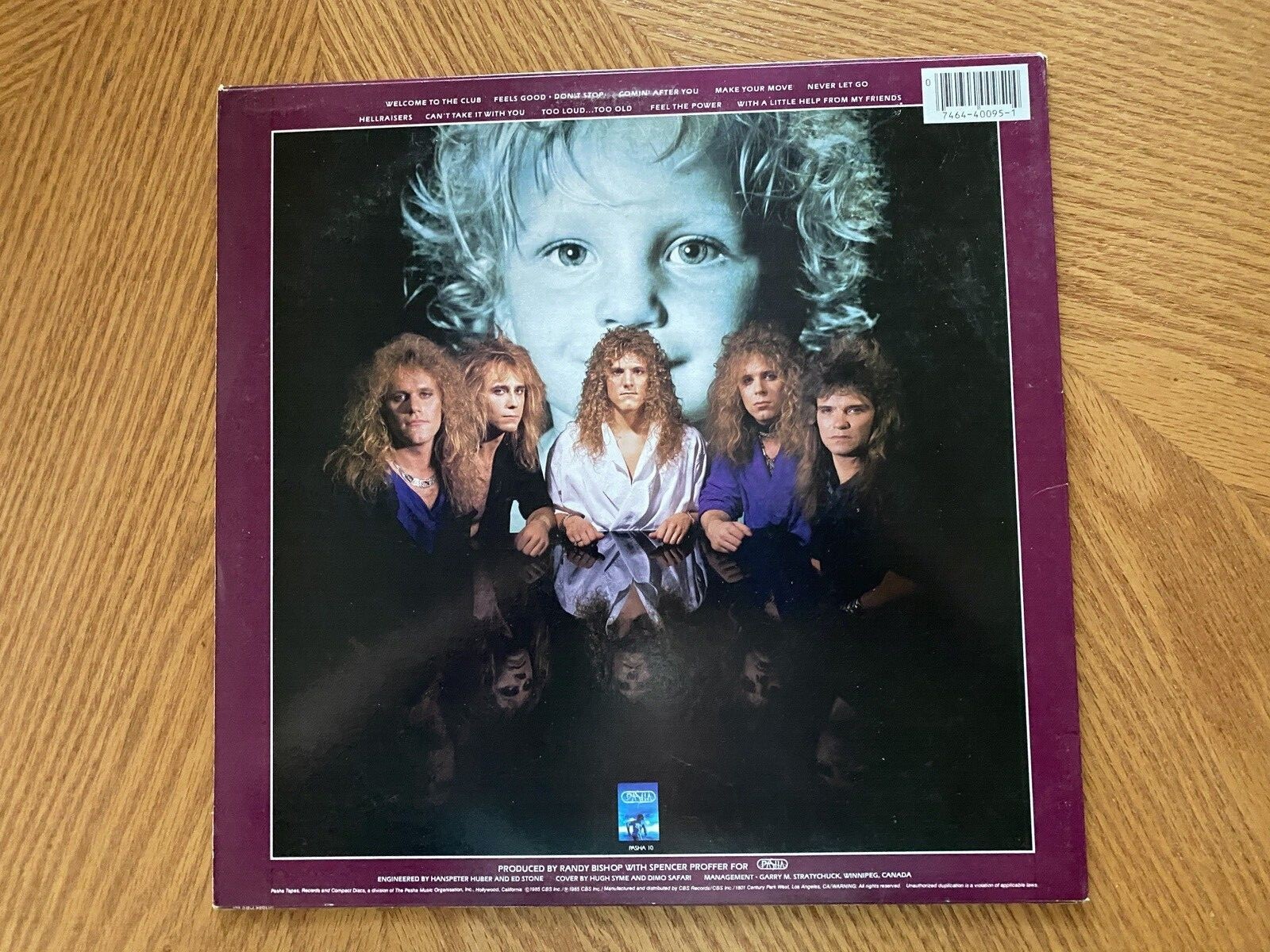 Kick Axe to the Club by Pasha Stereo Vinyl record BFZ 40095