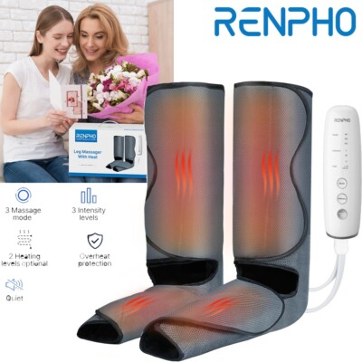 RENPHO Leg Massager with Heat Air Compression For Circulation Foot & Leg Massage