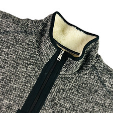 Orvis Men's 1/4 Zip Thick Sherpa Fleece Lined Pullover Sweater Black   XL