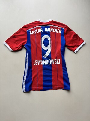 Adidas Bayern Munchen Lewandowski 2014 football Jersey | eBay