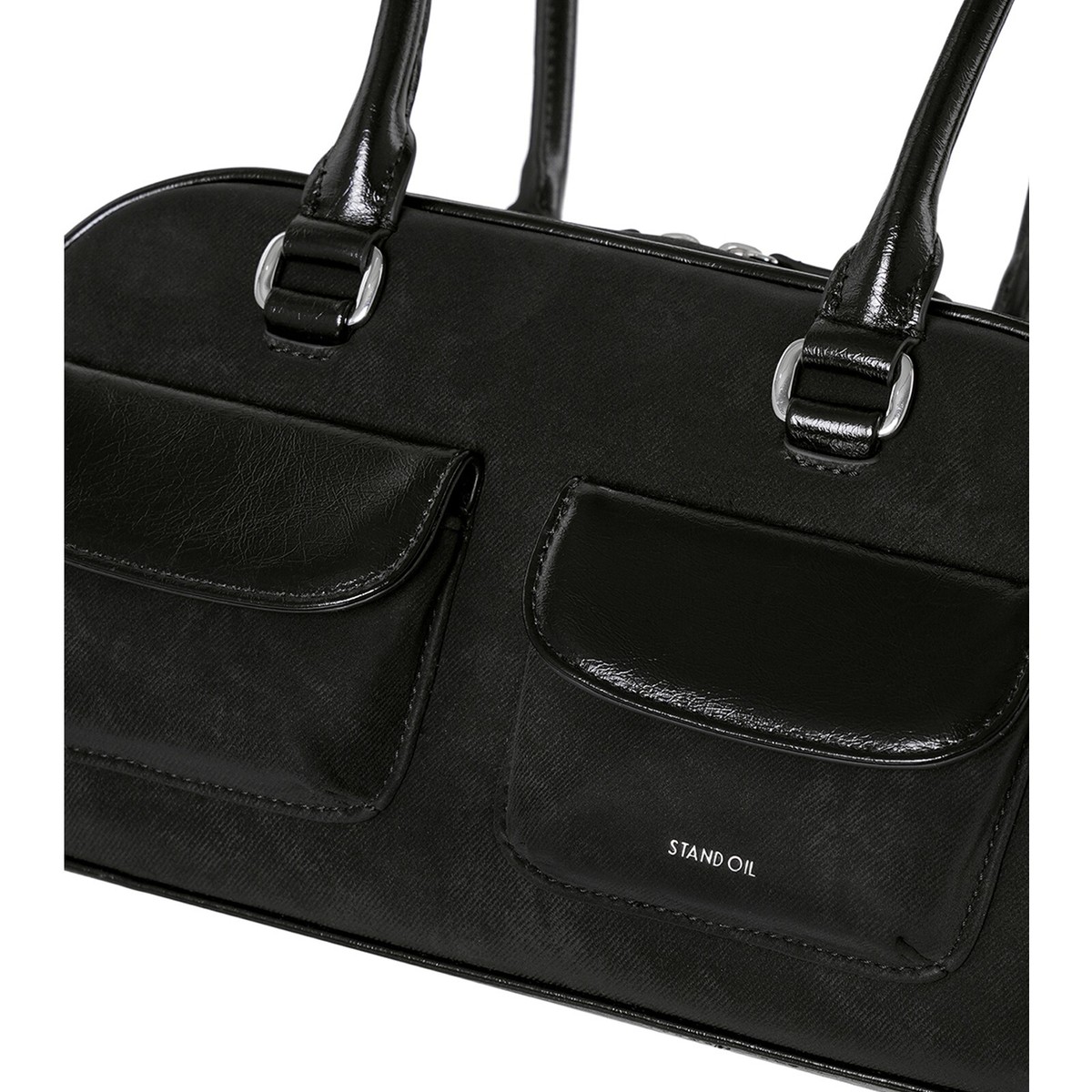 STAND OIL Chubby bag Black Combi Women's Shoulder Bag K