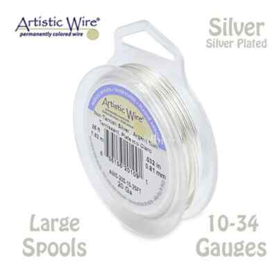 Silver Artistic Wire - Tarnish Resistant Silver Plated Wire