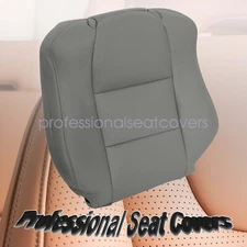 Fits 2004 - 2008 Acura TL Driver or Passenger Side Back Leather Seat Cover Gray