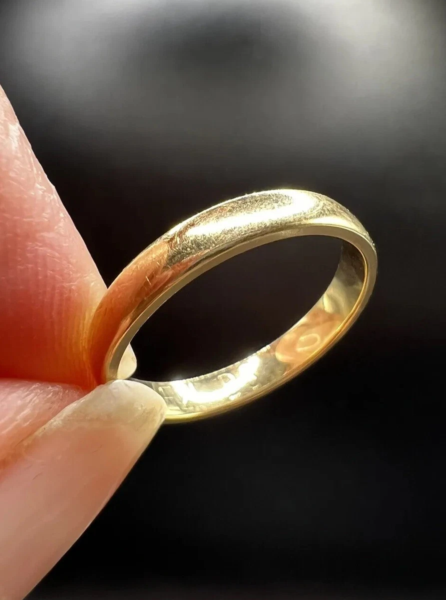 18ct solid on sale gold ring