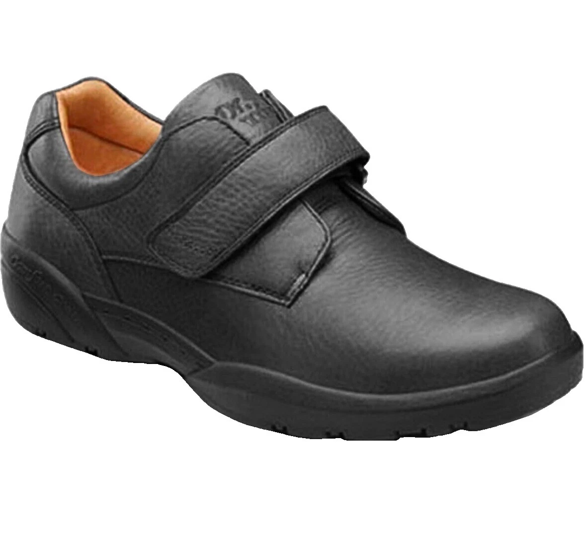 Dr. Zapatos informales para hombre Comfort de cuero negro con parte superior