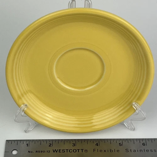 Fiestaware Sunflower Yellow Saucer 5 7/8”Replacement (fits Cup 452) Made In USA