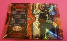 2021 Certified Football New Generation RC D'Wayne Eskridge Patch #/35 SEAHAWKS 