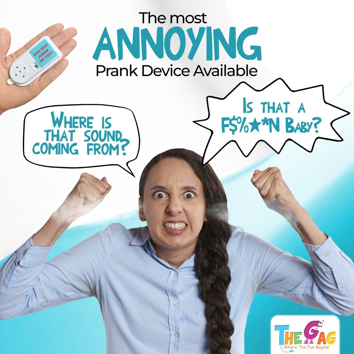 Annoyatron Prank Noise Maker Device-Crying Baby-The Greatest
