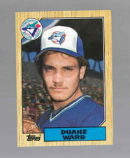 1987 Topps Baseball # 153 Duane Ward Toronto Blue Rays  - Vintage