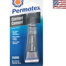 1.5 Oz Water-Resistant Contact Cement for Instant Bonding of Various Materials