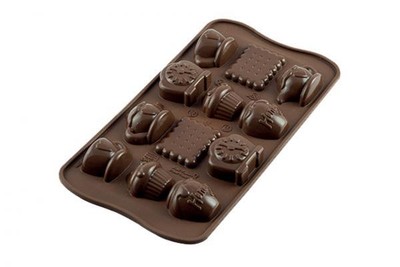 Chocolate Mold Tea Time Silicone Teapot Cup