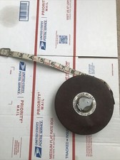 Vintage Lufkin Hi-Line 100ft Non-Metallic Woven Tape Measure Made in the USA