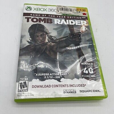 Tomb Raider -- Game of the Year Edition (Microsoft Xbox 360, 2014)  ***TESTED***