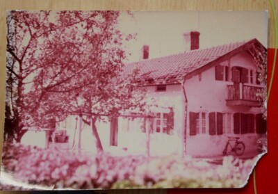 Photo color photo 1956 Erding Münchner Straße 1960 demolished O4
