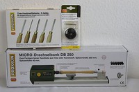 Proxxon Set 27020 Drechselbank DB250+27024+27023