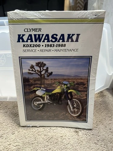 Clymer Kawasaki KDX200 1983 1988 Service Repair Maintenance Manual Vintage M351 