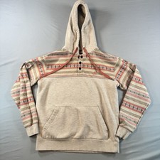 Hooey Women's Striped Trim Hooded Pullover