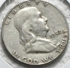 1952 S Franklin Half Dollar 90% SILVER