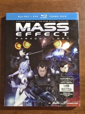Mass Effect: Paragon Lost (Blu-ray/DVD, 2012, Sticker, Slipcover)