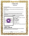 GENUINE 3.92 AMETHYST RING 10K SOLID WHITE GOLD - Free Appraisal Service - NWT — photo 8