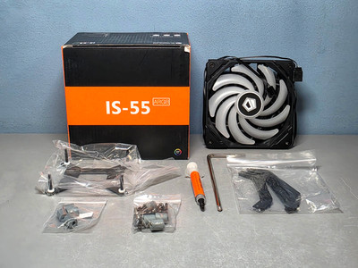 ID-Cooling IS-55 ARGB CPU Heatsink & 120mm Fan -LGA115X/1200/1700 AM4/5