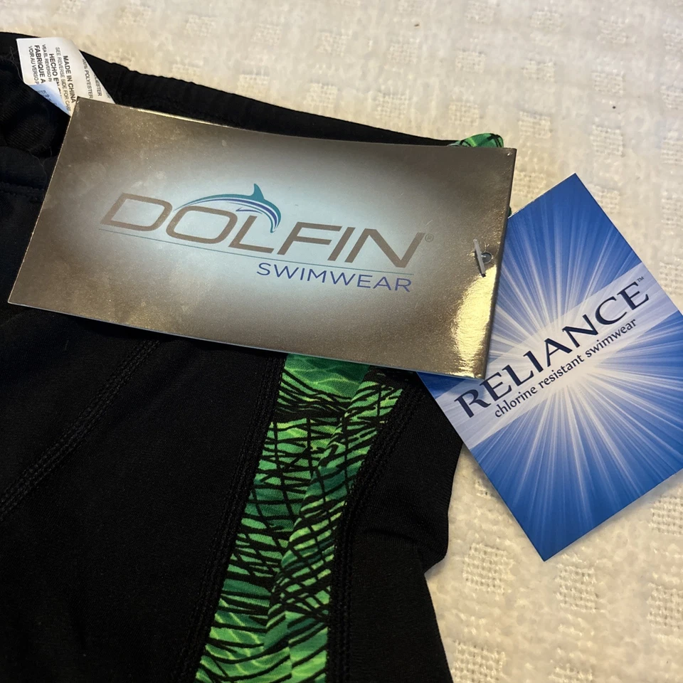 DOLFIN Reliance Sonic Spliced Jammer Traje Hombre Negro con Empalme Verde Talla 28 Foto 4 de 4