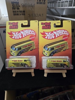 Hot Wheels The Hot Ones 2026 - Volkswagen T1 Panel Bus Lot Of 2