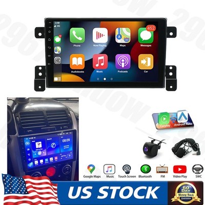 Android 15 9inch Screen Car Stereo CarPlay For Suzuki Grand Vitara 2005-2015