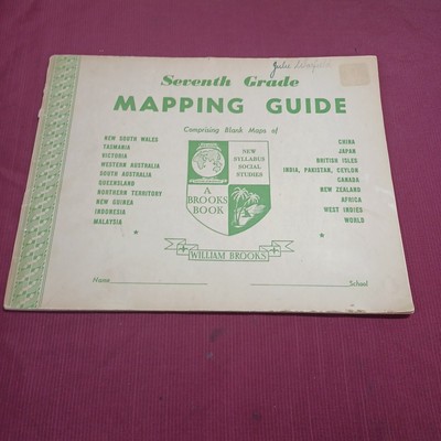 Seventh Grade Mapping Guide! Book by William Brooks!