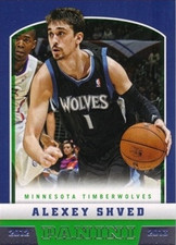 2012-13 Panini #297 Alexey Shved RC - BSK