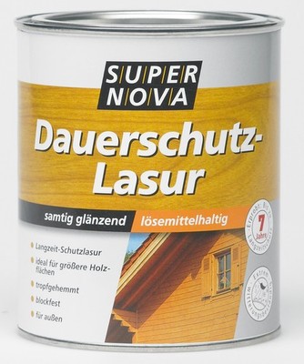 Super Nova Dauerschutzlasur 375 ml teak