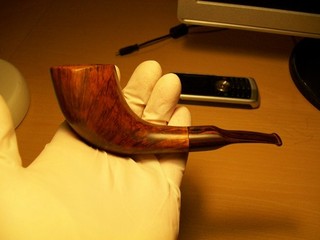 PFEIFE: schöne dänische SVEND A.A. LUND Outrup Handarbejde Handmade tolle Form