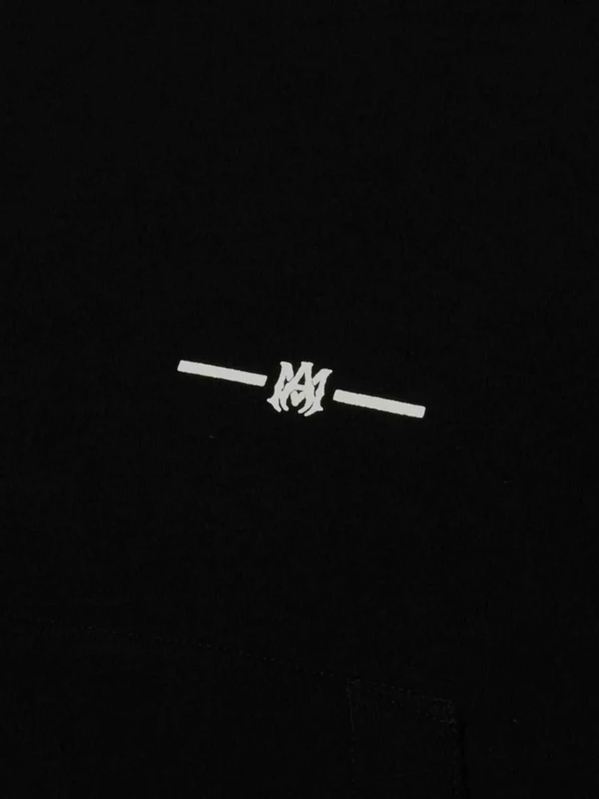 Felpa con cappuccio Amiri Micro MA Bar Logo Nera. Nuovo con etichette. Taglie XS e M. Prezzo consigliato £ 850